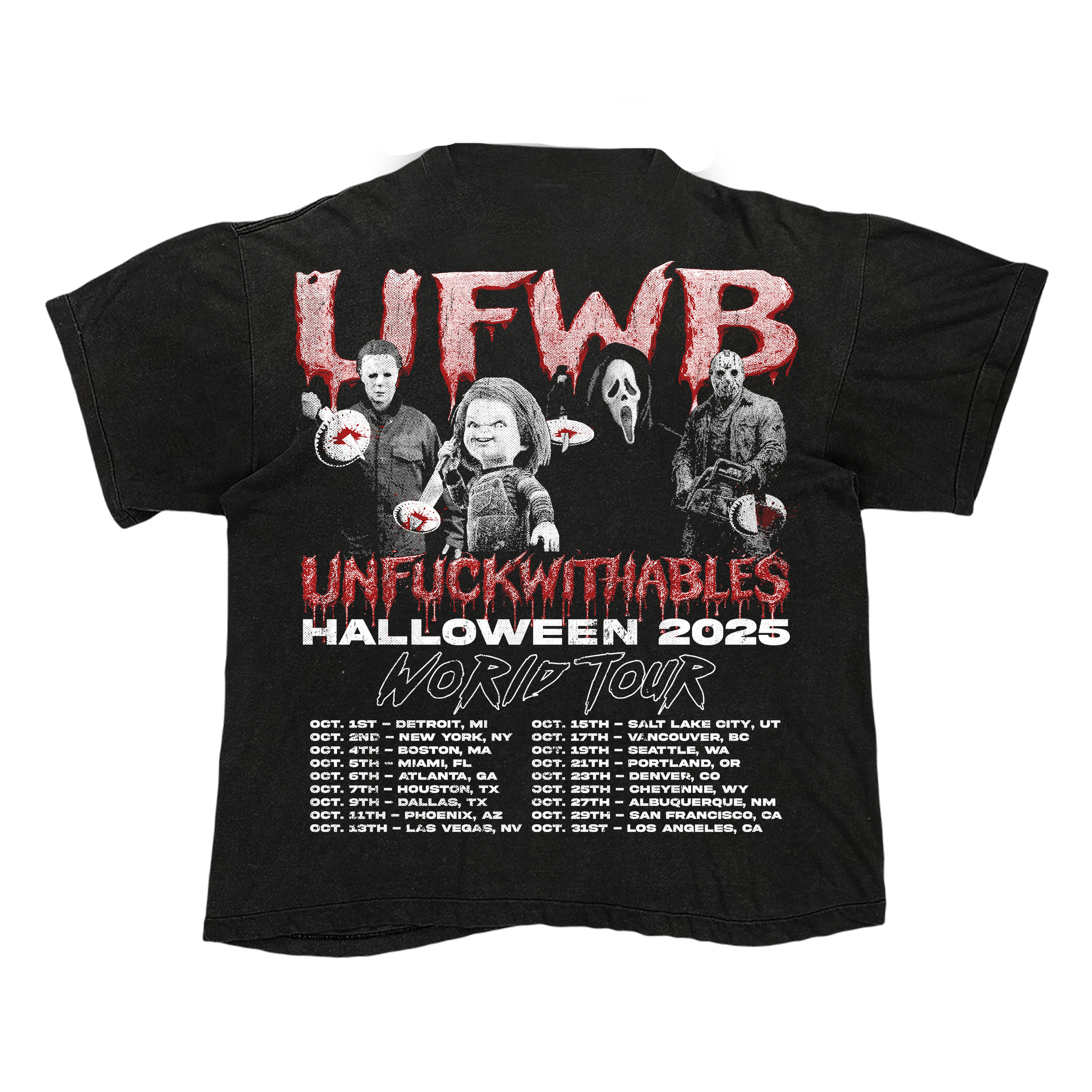 UFWB "CHUCKY" WORLD TOUR TEE